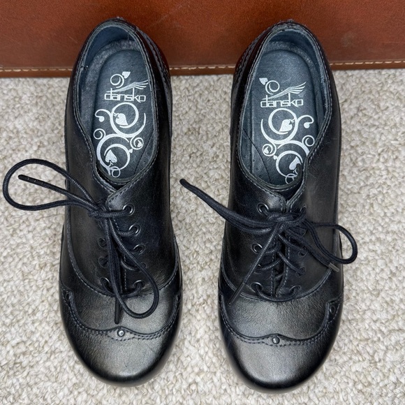 Dansko leather heeled ankle boots - Picture 7 of 13